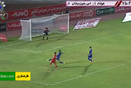 گل و خلاصه بازی فولاد خوزستان 1-0 استقلال خوزستان