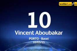 10 گل برتر لیگ قهرمانان اروپا در فصل 2014/15 (رسمی)