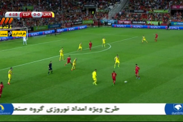 خلاصه بازی اسپانیا 1-0 اوکراین