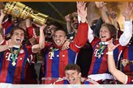 دانلود جشن قهرمانی بایرن مونیخ در جام حذفی آلمان