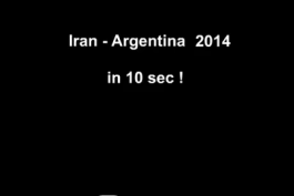سرگرمی؛ بازی ایران و آرژانتین در 10 ثانیه (ویدیو)