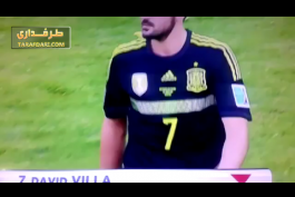 ویدیو؛ ناراحتی داوید ویا بخاطر تعویض در آخرین بازی ملی اش