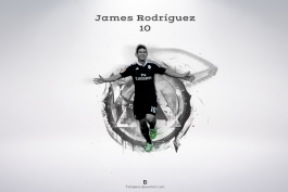 James Rodriguez Black Kit Real Madrid 2014-15 Wallpaper