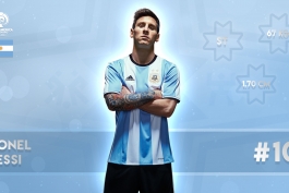والپیپر شماره 749 ) لیونل مسی - آرژانتین