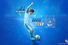David Silva  Manchester City 2014-15 Wallpaper