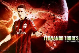 Fernando Torres AC Milan 2014-15 Wallpaper