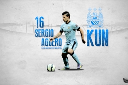 Sergio Aguero  Manchester City 2014-15 Wallpaper