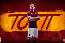 Francesco Totti Roma 2014-15 Wallpaper