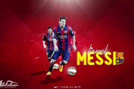 Lionel Messi  Barcelona 2014-15 Wallpaper