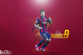 Luis Suarez Barcelona 2014-15 Wallpaper