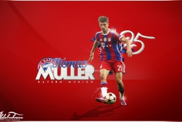 Thomas Mueller Bayern Munchen 2014-15 Wallpaper