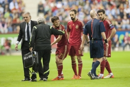 فوری: مصدومیت سیلوا و موراتا در جریان بازی اسپانیا - لوکزامبورگ