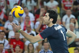 والیبال انتخابی المپیک ریو 2016؛ محمودی امتیاز آورترین بازیکن بازی ایران و فرانسه
