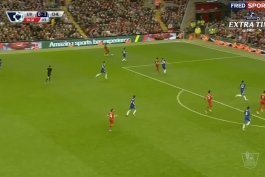 Benteke scores for Liverpool to make it 1-1 vs Chelsea (very short)