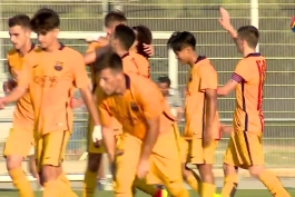 هایلایت بازی FC Barcelona Juvenil A  سه - صفر Bellvitge  با سه کیفیت + اطلاعات بازی