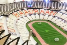 🏟رونمایی از ماکت جدید بزرگترین ورزشگاه جهان در تهران 🏟