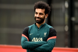 محمد صلاح در تمرینات لیورپول