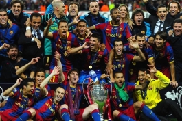 قهرمانی بارسلونا در لیگ قهرمانان اروپا