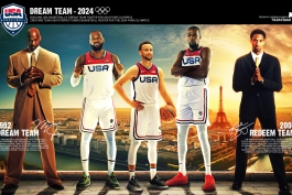 تیم ملی بسکتبال آمریکا - مایکل جردن - کوبی برایانت - استفن کری - لبران جیمز - کوین دورنت 