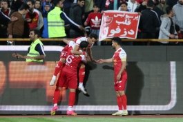 شادی گل پرسپولیسی ها