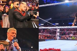 رومن رینز، کودی رودز و بلادلاین در شوی کشتی کج اسمکدان 9 اوت از WWE