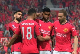 بازیکنان منچستریونایتد در بازی EA Sports FC 25 