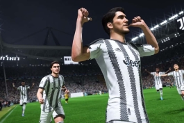 شبیه‌سازی بازیکنان یوونتوس در بازی EA Sports FC 