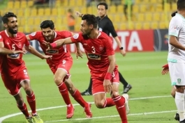 شجاع خلیل زاده بعد از گلزنی مقابل الاهلی عربستان