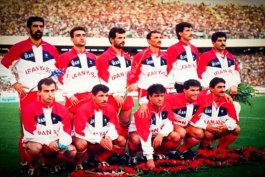 عکس تیمی پرسپولیس - جام در جام آسیای 1991