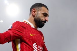 محمد صلاح وینگر مصری در زمین - لیورپول - لیگ برتر انگلیس