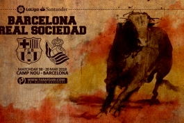 بارسلونا - رئال سوسیداد - لالیگا - FC Barcelona - La Liga - Real Sociedad