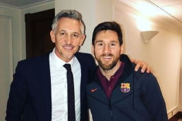 گری لینکر-لیونل مسی - بارسلونا-messi- gary lineker