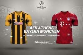  آ اک آتن - بایرن مونیخ-لیگ قهرمانان اروپا- bayern munich - AEK