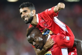 مهاجم پرسپولیس تهران - لیگ برتر - فوتبال ایران