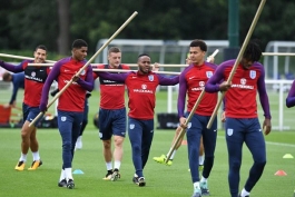 تمرینات انگلیس-سه شیرها-تیم ملی انگلیس