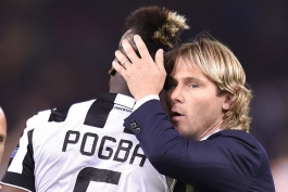 pavel nedved-paul pogba-یوونتوس-سری-آ-ایتالیا