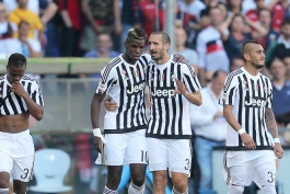 giorgio chiellini-paul pogba-یوونتوس-سری-آ-ایتالیا