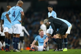 manchester  city-منچسترسیتی-هافبک-بلژیک-لیگ کاپ-مصدومیت