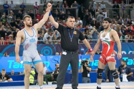 حسن یزدانی - دیوید تیلور - hasan yazdani - david tylor - wrestling world championship