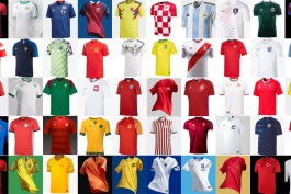 فوتبال جهان-پیراهن تیم های ملی
