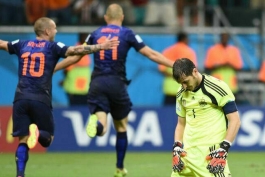 جام جهانی 2014 برزیل - تیم ملی هلند - تیم ملی اسپانیا