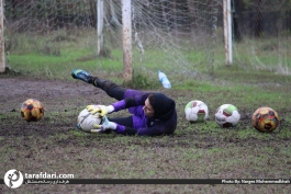 گزارش تصویری اختصاصی تمرین تیم فوتبال بانوان ملوان در انزلی - Malavan Women's Football Team