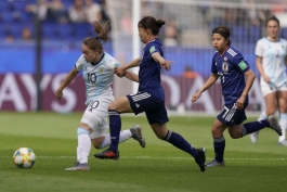 جام جهانی زنان-فوتبال زنان-ژپن در مقابل آرژانتین-جام جهانی 2019 زنان فرانسه-فوتبال بانوان-بانوان فوتبالیست-جام جهانی زنان 2019-سامورایی ها