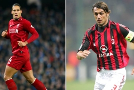 پائولو مالدینی-ویرجیل فن دایک-Virgil van Dijk-Paolo Maldini-لیورپول-سرخیو راموس-لیگ برتر انگلیس-میلان-سری آ-رئال مادرید