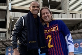 ریوالدو-میشل سالگادو-رئال مادرید-بارسلونا-ال کلاسیکو-لالیگا-Rivaldo-Michel Salgado