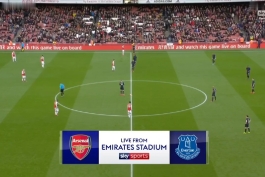 آرسنال-اورتون-لیگ برتر انگلیس-arsenal-epl-everton