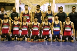 کشتی فرنگی-عکس تیمی کشتی فرنگی-کشتی فرنگی قهرمانی آسیا-محمد بنا-wrestling-iran wrestling