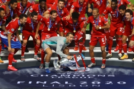 بایرن مونیخ - Bayern Munich - لیگ قهرمانان اروپا - UCL - فینال لیگ قهرمانان اروپا - بازی مقابل پاری سن ژرمن - جشن قهرمانی