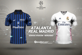 رئال مادرید / لیگ قهرمانان اروپا / آتالانتا / Atalanta / اسپانیا / Real Madrid / UCL / Spain