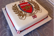 Arsenal Birthday Cake